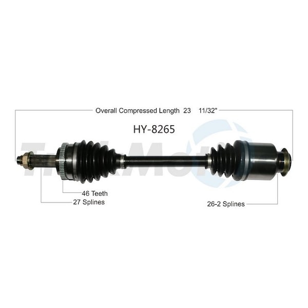 Surtrack Axle Cv Axle Shaft, Hy-8265 HY-8265 - main
